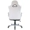 Chaise gaming IXION blanche et noire confortable – Waytex – vue de dos