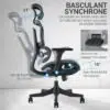 Mécanisme de basculement synchrone du fauteuil Draco