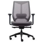 arco_gris_1-min Fauteuil ergonomique Arco gris vue de face avant