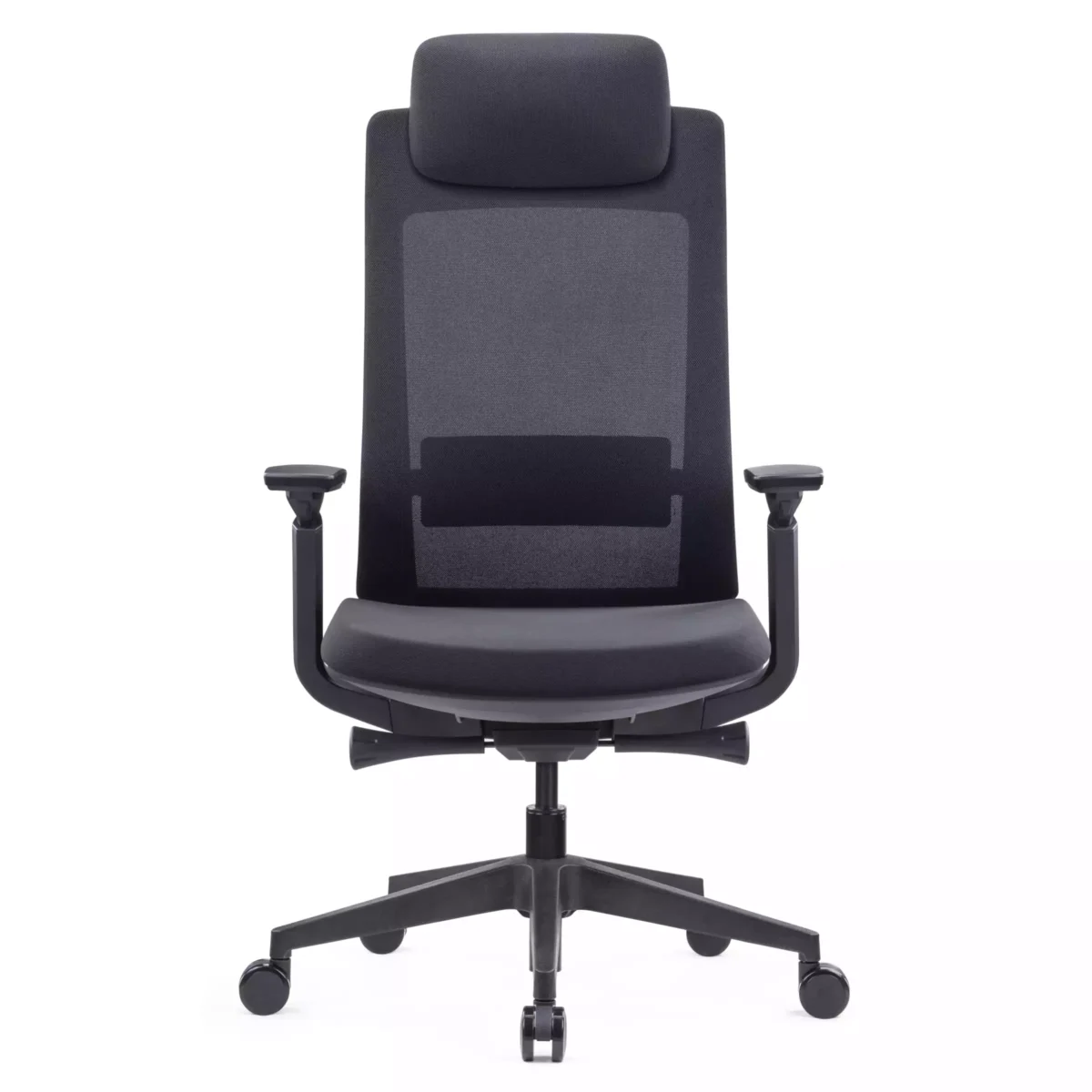 Fauteuil MTi 501 noir, vue de face