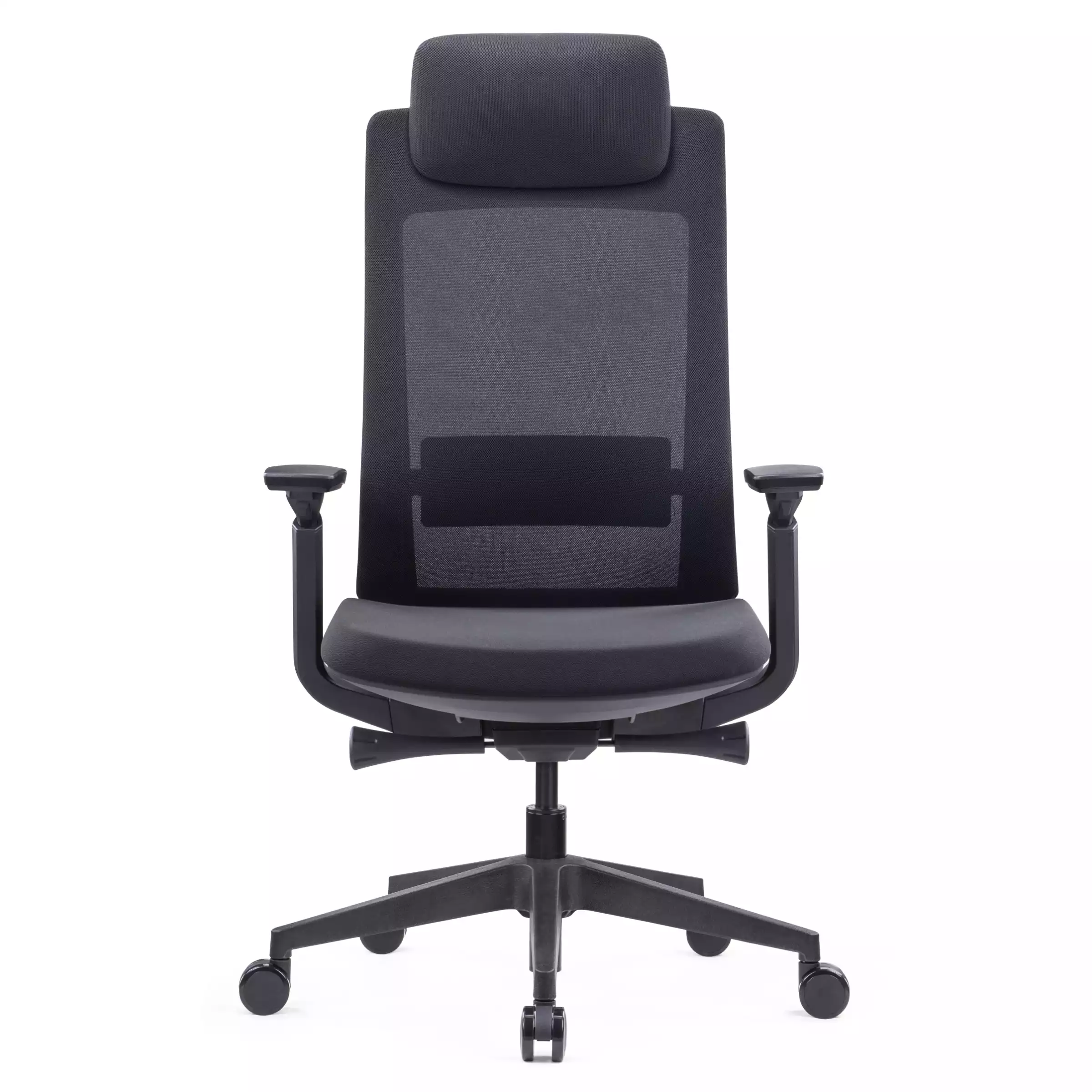 Fauteuil MTi 501 noir, vue de face