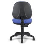 star-c06-180-21 Fauteuil Star bleu – Vue de dos sans accoudoirs
