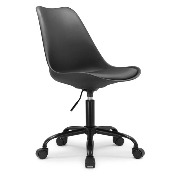 Chaise de Bureau Scandinave – Waytex – Noir