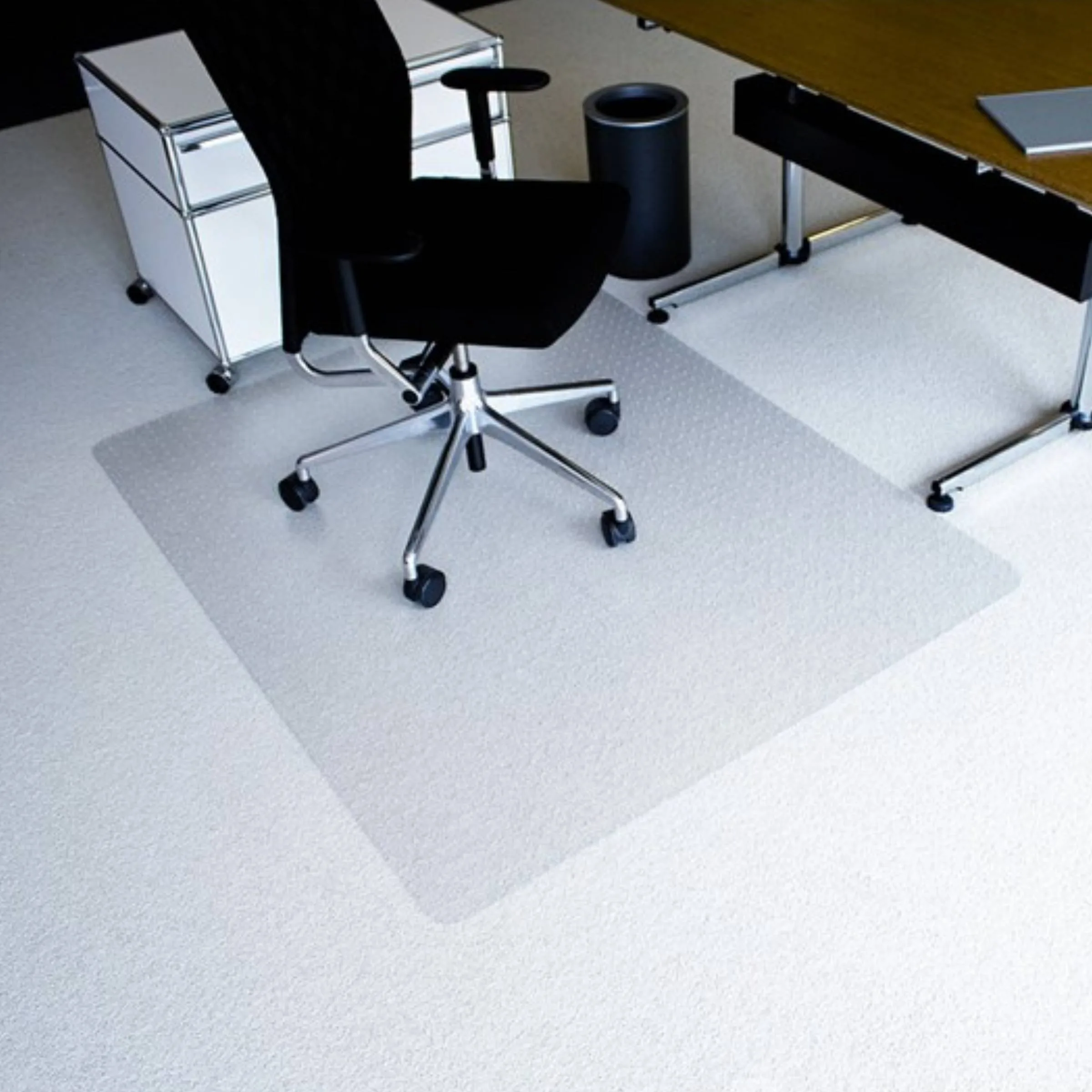 Tapis protege sol moquette Pro PET Transparent – Waytex