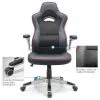 Fauteuil gaming CENTAURE baquet noir rouge - Thumbnail Image 2