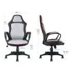 Chaise gaming pas cher ALBALI noir et gris - Thumbnail Image 9
