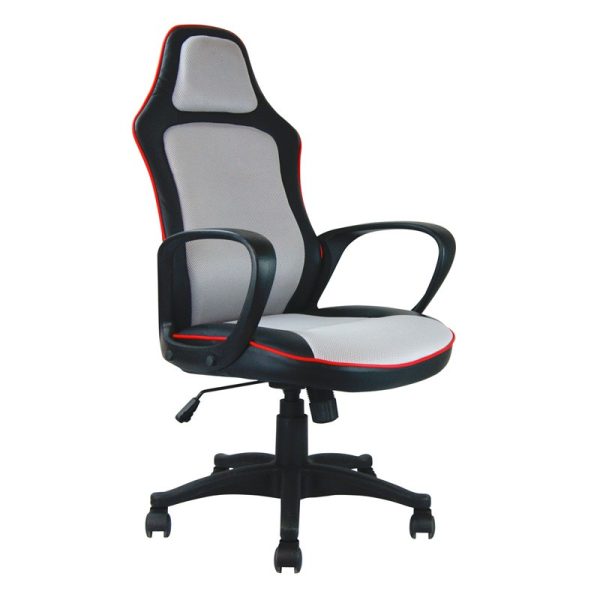 Chaise gaming pas cher ALBALI noir et gris