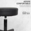 Tabouret de travail TOLLA – assise simili cuir – Waytex