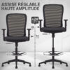 78040-Siege-Fauteuil--Assis-Debout--RAXUS--Pieds-fixes--roulettes---Noir (1)