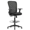 Siège assis-debout noir RAXUS – assise 64 à 88 cm – Waytex