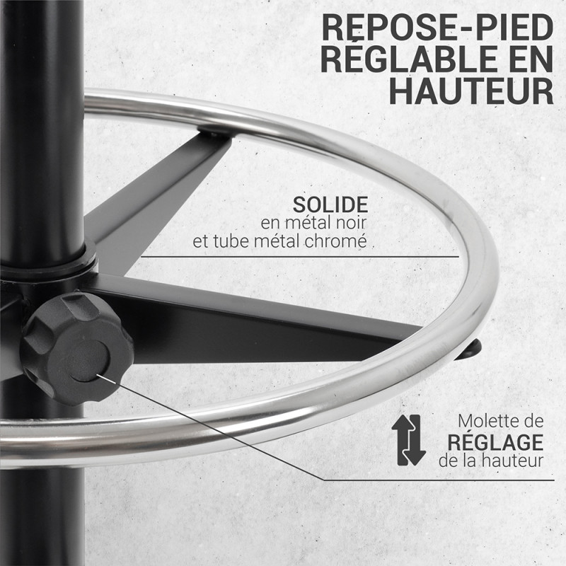 78040-Siege-Fauteuil--Assis-Debout--RAXUS--Pieds-fixes--roulettes---Noir (3)