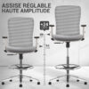 78043-Siege-Fauteuil-de-bureau-Assis-Debout--SOKOR--Pieds-fixes---Gris (1)