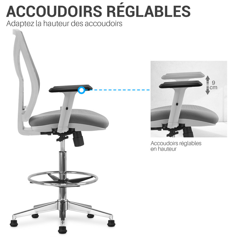 78043-Siege-Fauteuil-de-bureau-Assis-Debout--SOKOR--Pieds-fixes---Gris (2)