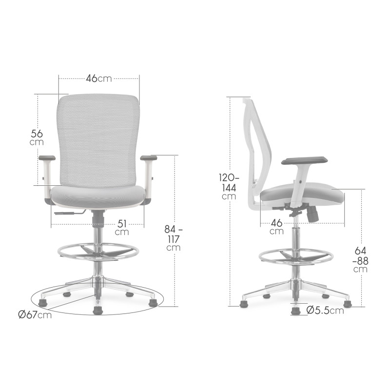 78043-Siege-Fauteuil-de-bureau-Assis-Debout--SOKOR--Pieds-fixes---Gris (6)
