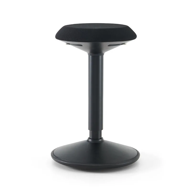 Tabouret de bureau dynamique SCORPI noir – Waytex – vue d'ensemble