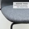 Siège visiteur CANCRI empilable - Thumbnail Image 6