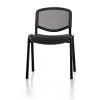Chaise visiteur noire CV600 MTi empilable - Thumbnail Image 2