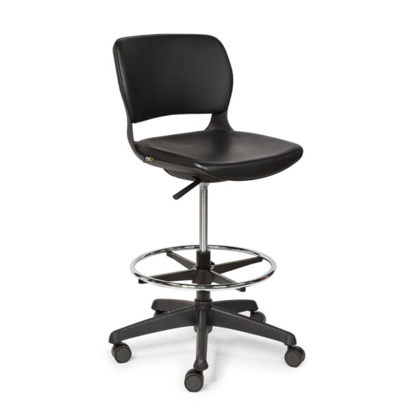 Siège technique E315 assise haute en PU – MTi - Noir