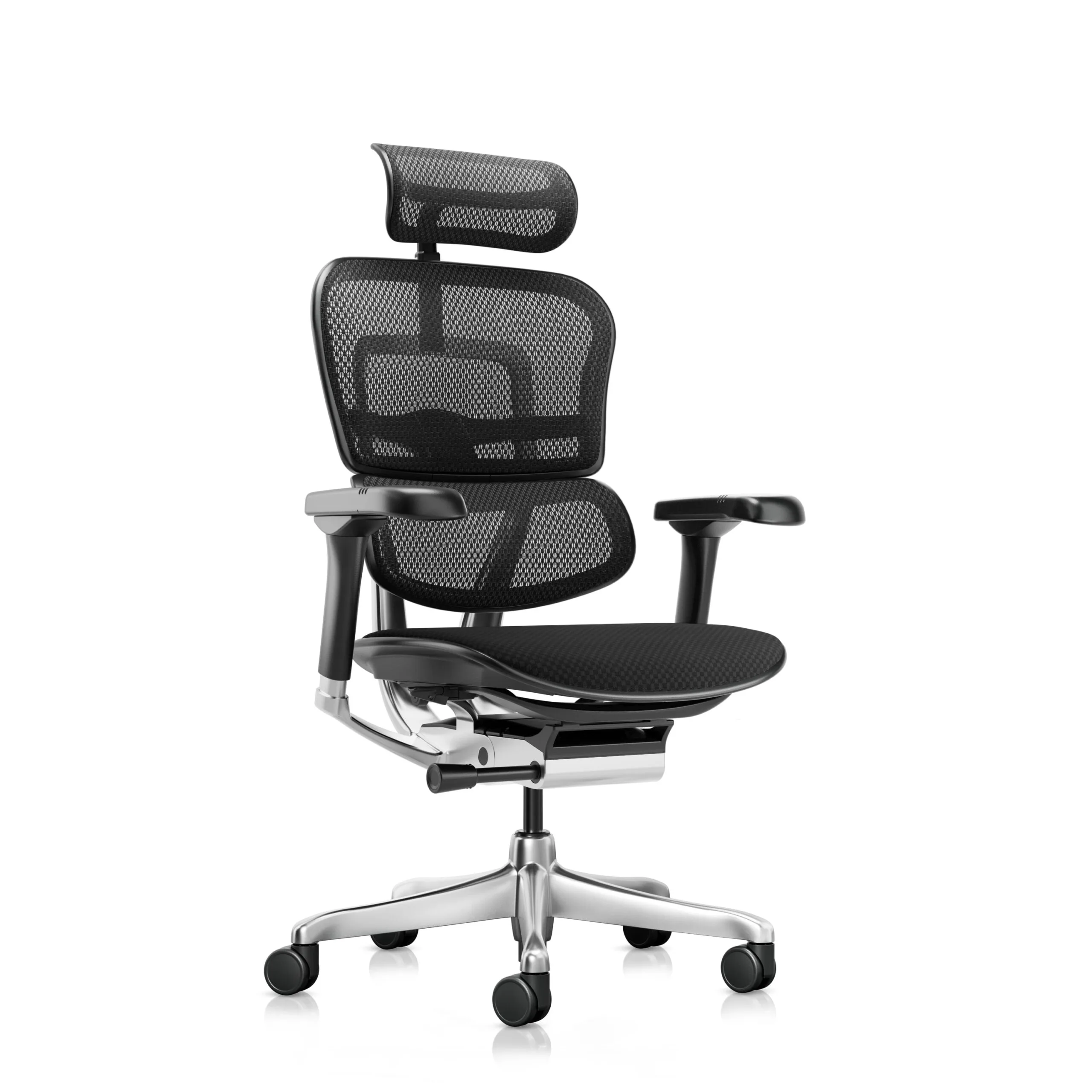 Fauteuil Ergohuman Elite 24h/24 assise tissu noir – Image 8