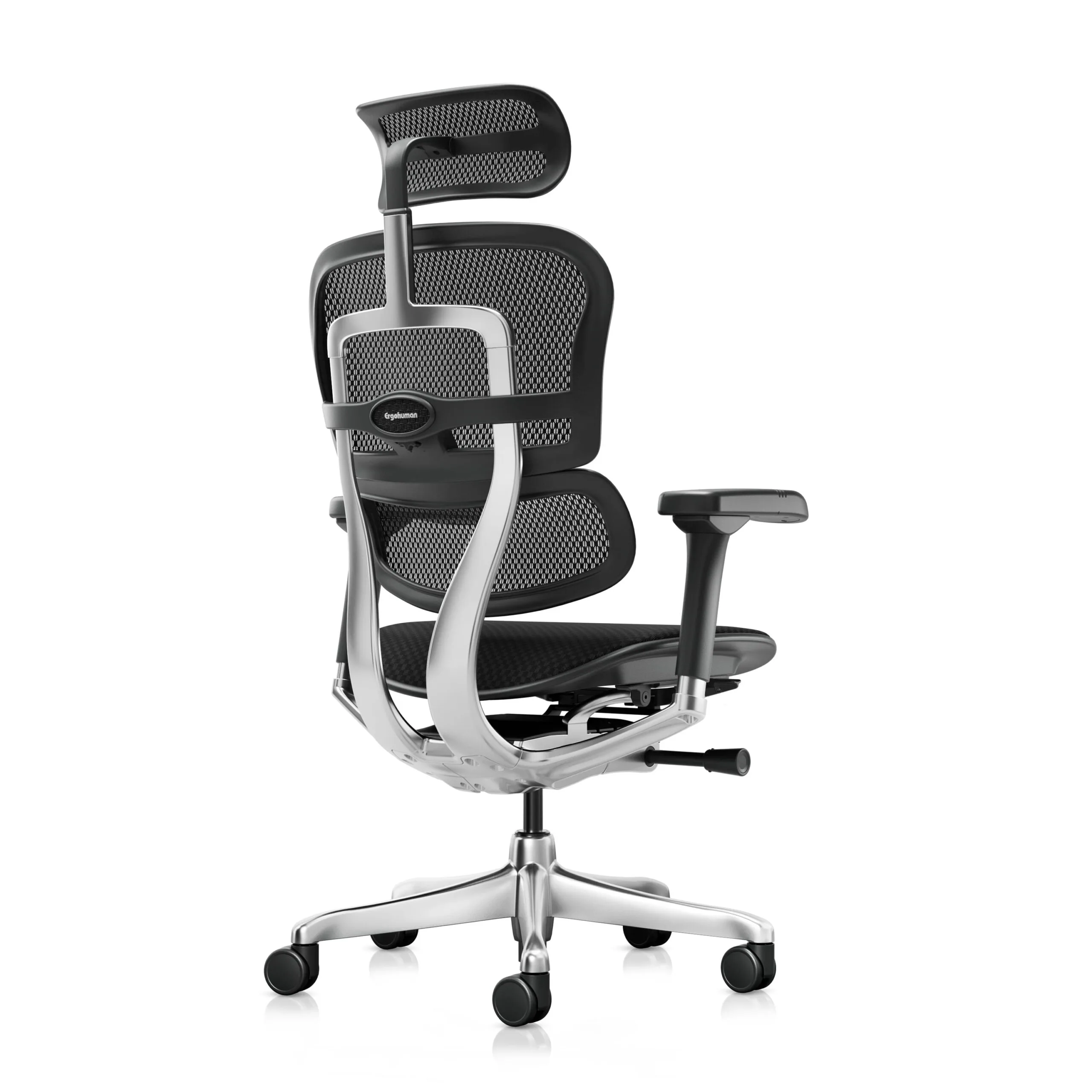 Fauteuil Ergohuman Elite 24h/24 assise tissu noir – Image 5