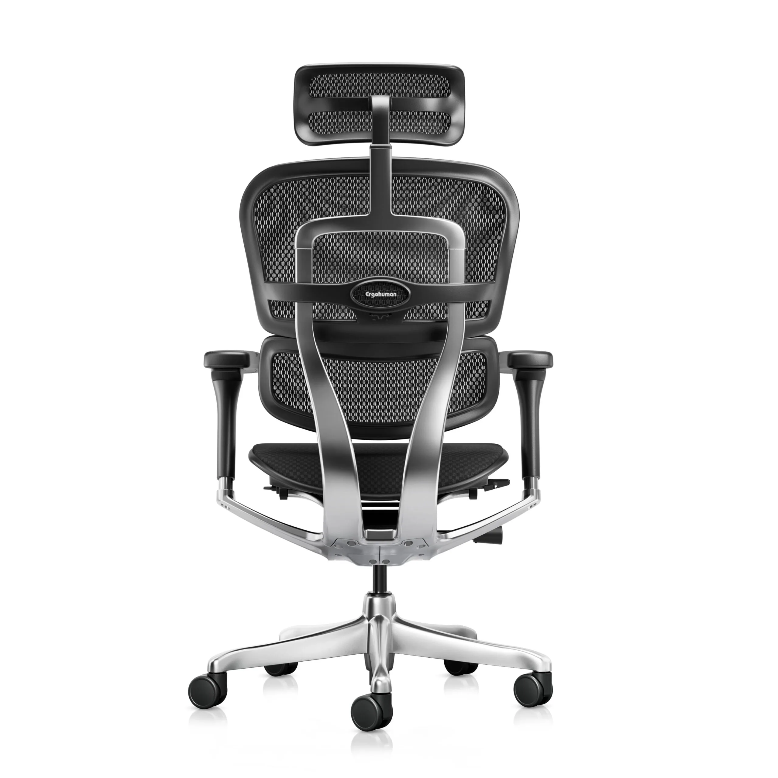 Fauteuil Ergohuman Elite 24h/24 assise tissu noir – Image 4