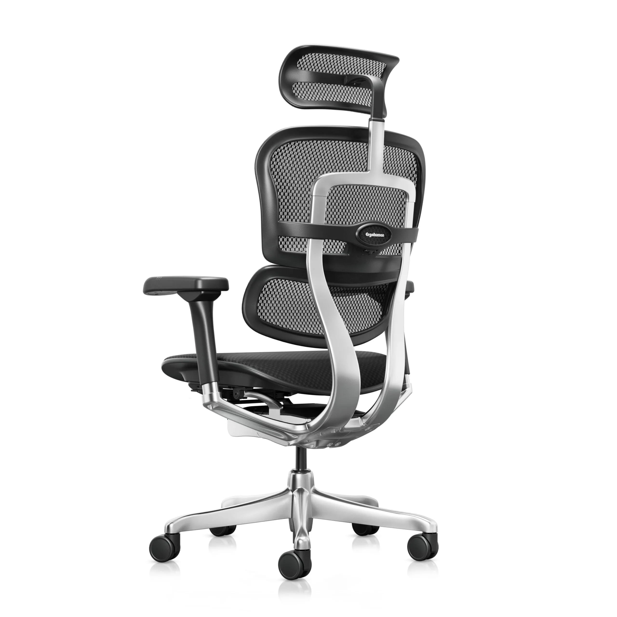 Fauteuil Ergohuman Elite 24h/24 assise tissu noir – Image 3