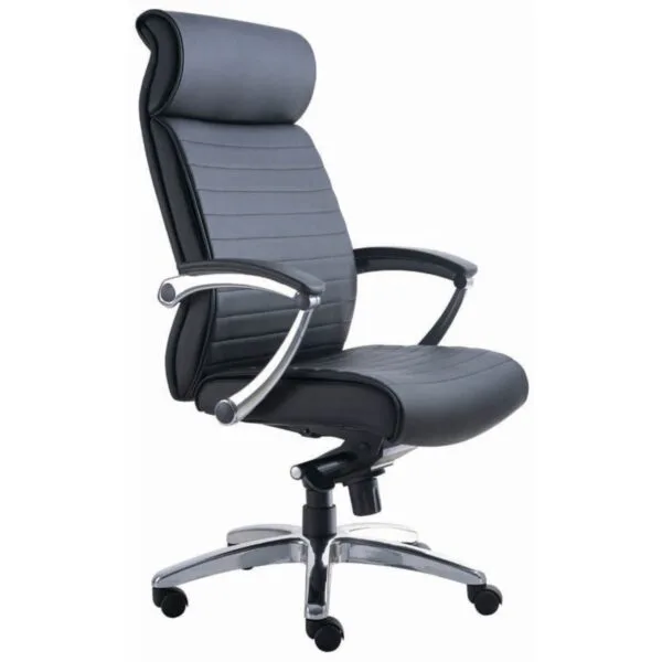 Fauteuil de direction cuir VOLNERA - Noir