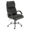 Fauteuil de bureau croûte de cuir NADIR – Nowy Styl