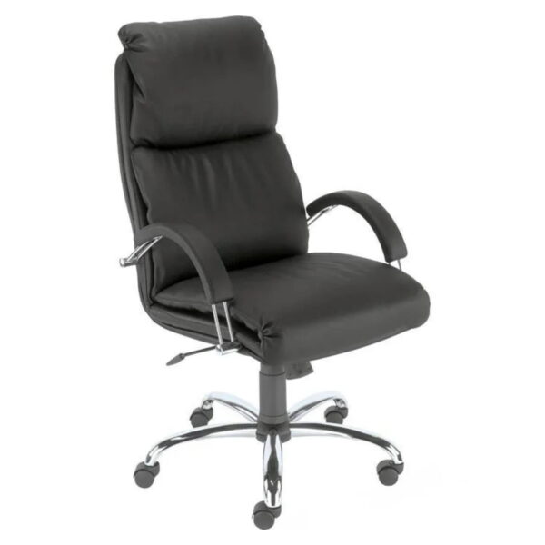 Fauteuil de bureau croûte de cuir NADIR | Nowy Styl