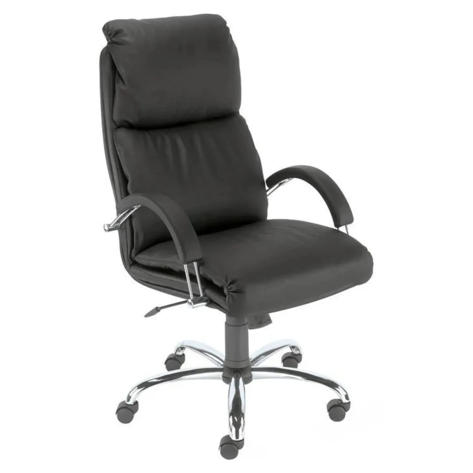 Fauteuil de bureau croûte de cuir NADIR – Nowy Styl