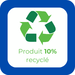 Produit 10% recyclé