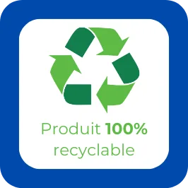 Produit 100% recyclable