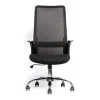 Fauteuil BOOK en maille respirante noire - ACT’ – vue de face