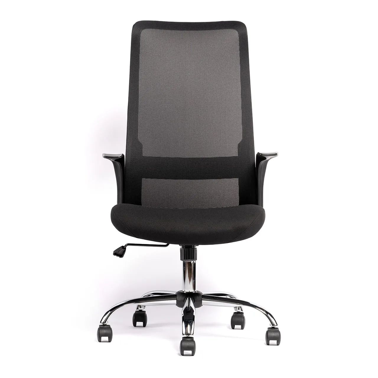 Fauteuil BOOK en maille respirante noire - ACT’ – vue de face