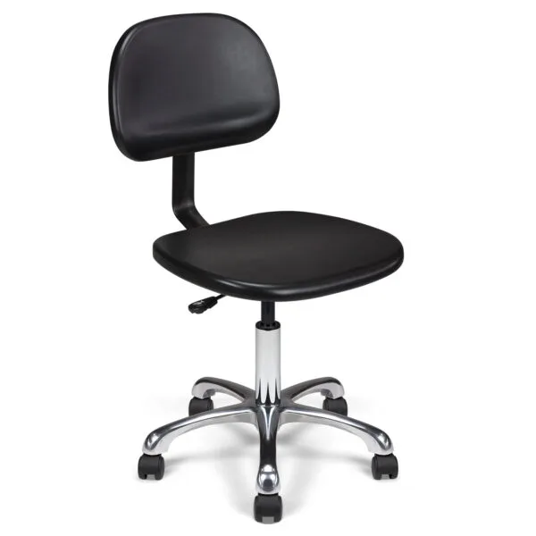 Chaise médicale à roulettes CLPU-L – noire – ACT'