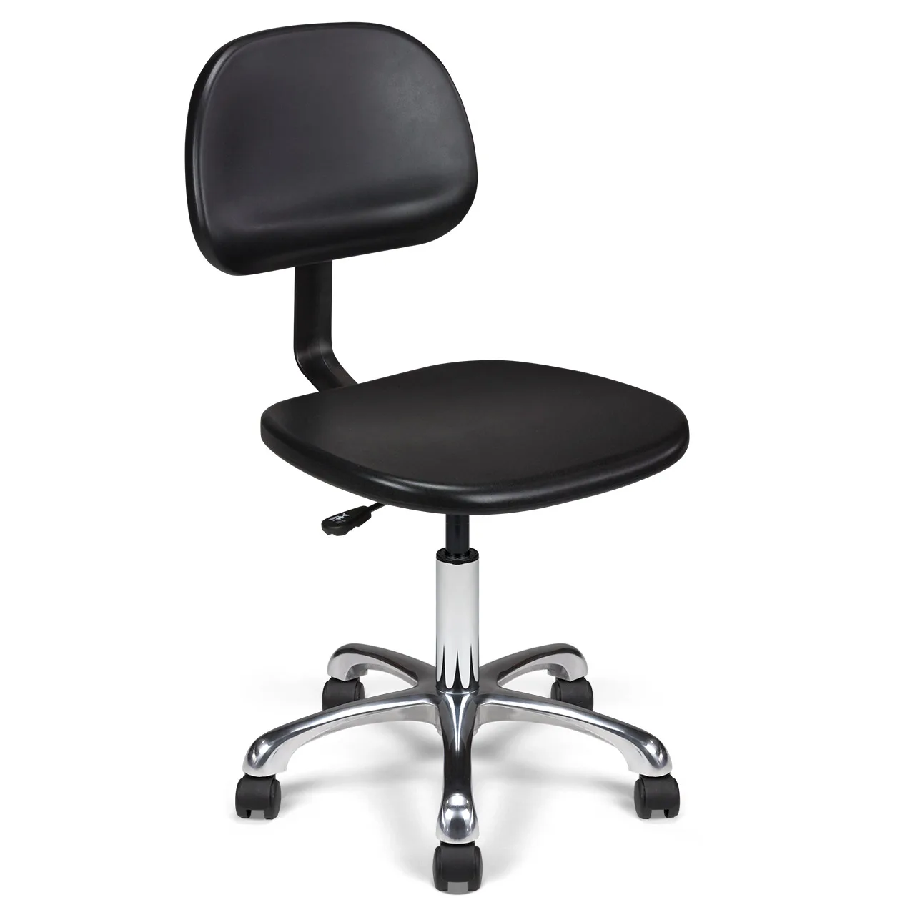 Chaise médicale à roulettes CLPU-L – noire – ACT'