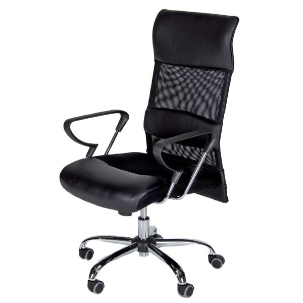 Fauteuil direction noir pas cher COOK - ACT’