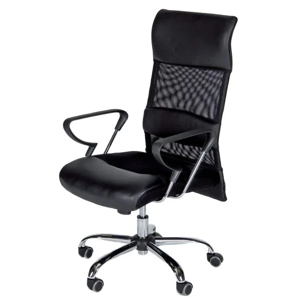 Fauteuil direction noir pas cher COOK - ACT’