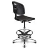 Chaise haute d'atelier CPPU-H – dossier PU | ACT' - Thumbnail Image 3
