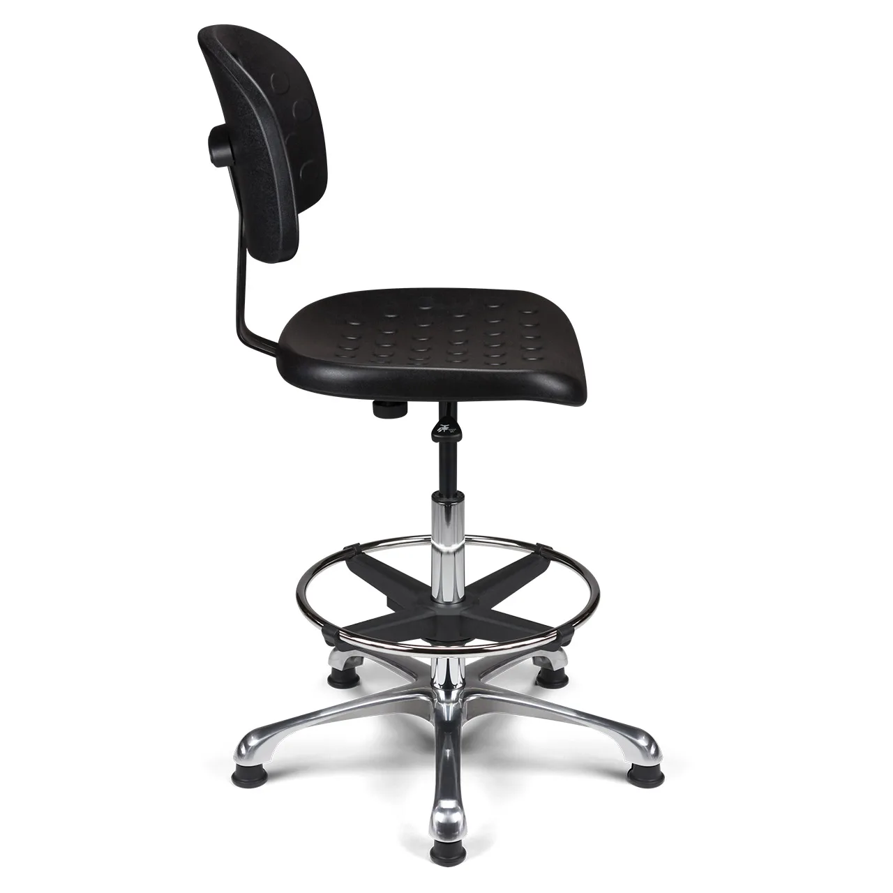 Chaise haute d'atelier CPPU-H – dossier PU | ACT' – Image 2