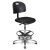 Chaise haute d'atelier CPPU-H – dossier PU – ACT'