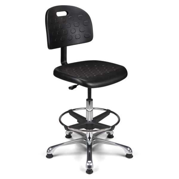 Chaise haute d'atelier CPPU-H – dossier PU | ACT'