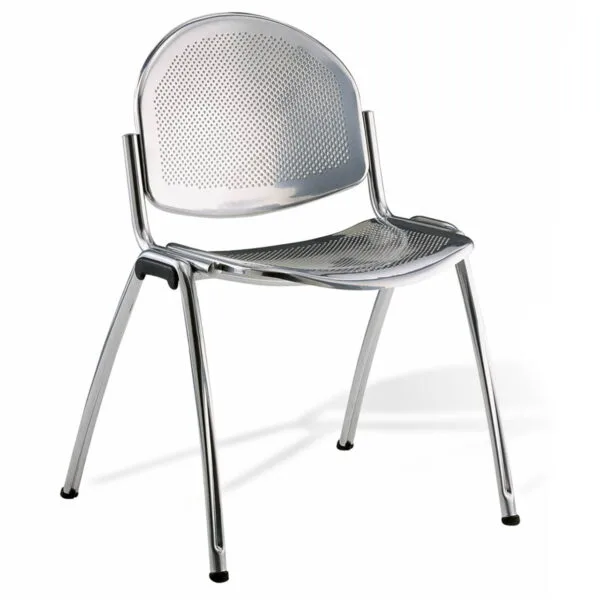 Chaise empilable métal DIAM-M – 2 coloris – ACT'