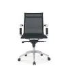 Fauteuil de direction Chromy 60 en résille noire - MTi