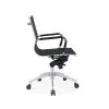 Fauteuil de direction Chromy 60 en résille noire - MTi