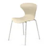 Chaise design polypropylène GINA – beige – ACT'