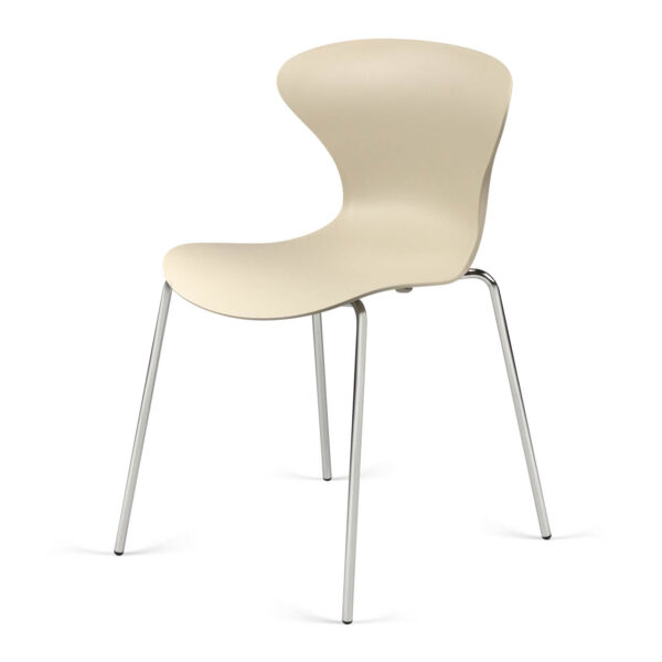 Chaise design polypropylène GINA – beige | ACT'