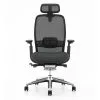 Fauteuil ergonomique haut de gamme IRIS-A gris anthracite - ACT' – vue de face