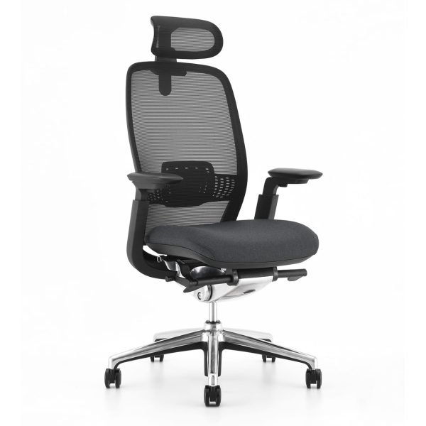 Fauteuil ergonomique haut de gamme IRIS-A gris anthracite - ACT'