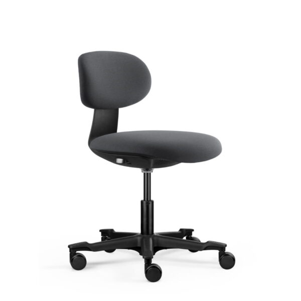 Siège technique FLEX réglable en hauteur, tissu anthracite - Ronéo